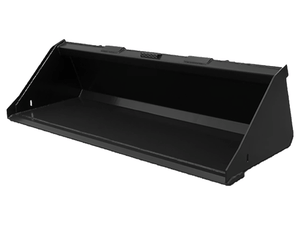 SPIDER Attachments Heavy duty low profile buckets for skid steer loaders