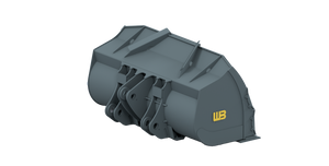 WERK-BRAU Two-Pass Bucket for Wheel loaders 43,000 - 51,000 lbs. (class 5)