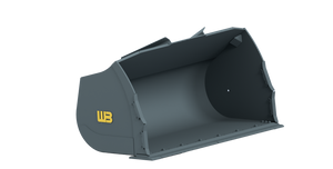 WERK-BRAU Two-Pass Bucket for Wheel loaders 43,000 - 51,000 lbs. (class 5)