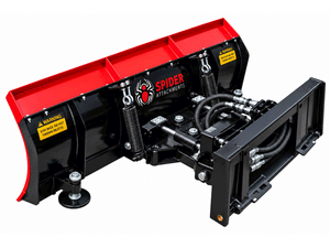SPIDER ATTACHMENTS Heavy Duty Snow Blades for skid steer loaders