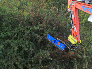 AUGER TORQUE hedge trimmer attachment
