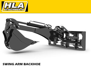 HLA backhoe attachment for skid steer