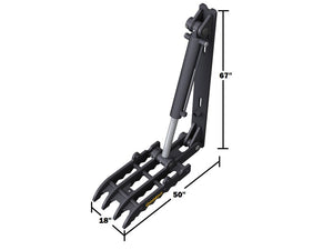 HT1850 Gentec Universal hydraulic excavator thumbs, 22500-39000 lbs excavators