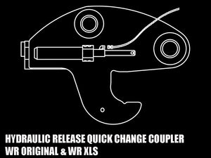 Sistemas de acoplador WAIN ROY de 1/4 de yarda para excavadoras y retroexcavadoras de 12 500 a 16 000 lb, incluidos Wain Roy, CF, Gannon y Helac