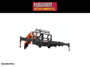 HAUGEN RIGID SPREAD BAR FOR TELEHANDLERS/FORKLIFTS