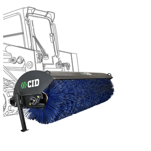 CID Angle Broom for Skid Steers