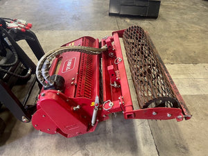 Used TORO soil cultivator for mini loader