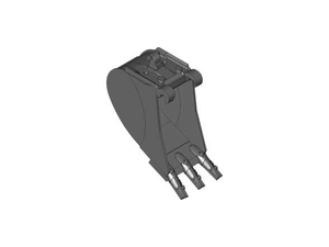 WERK-BRAU KLAC Bucket for excavators 5,000 - 7,500 lbs. Excavators (Mini 1)