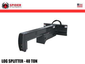SPIDER 40 ton inverted log splitter for skid steer
