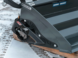 CMP mini hydra bucket for mini loaders