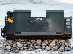 CMP mini hydra bucket for mini loaders