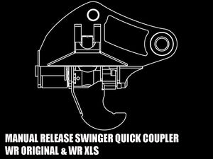 Sistemas de acoplador WAIN ROY de 1/4 de yarda para excavadoras y retroexcavadoras de 12 500 a 16 000 lb, incluidos Wain Roy, CF, Gannon y Helac