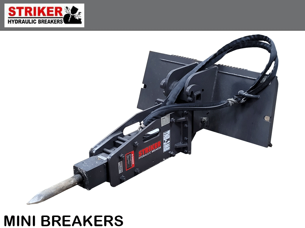 STRIKER MINI BREAKERS for mini loaders
