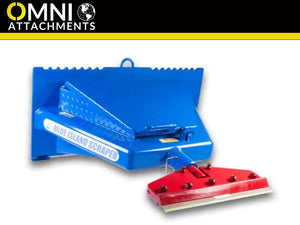 Omni Attachments blue island scraper for mini loader