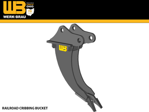 WERK-BRAU Cribbing Buckets for 7,000 - 25,000 lbs. Excavators. (Mini 2, 3, 4, & 5)