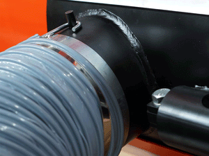 Eterra concrete mixer for skid steer