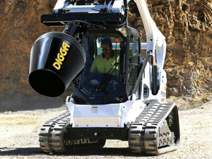 DIGGA cement mixer bowl and auger drive assembly