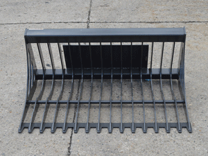 SPIDER rock bucket for mini loader