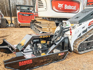 BRUSH WOLF Brush Cutter for Mini Loader