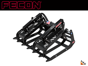FECON RED LINE Brush Grapple for mini Loaders