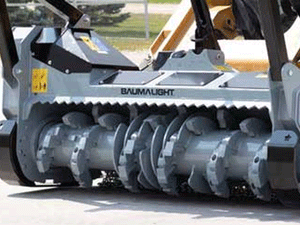 Baumalight MS1472 1400 series bite limiter drum mulcher for Skid Steer