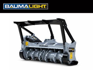 Baumalight MS1472 1400 series bite limiter drum mulcher for Skid Steer