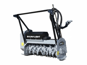 BaumaLight MS348, MS548, MS560 and MS572 drum mulcher for skid steer