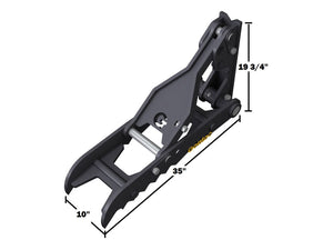 MT1035 Gentec Pulgares de excavadora mecánicos universales, excavadoras de 10000-15000 lbs