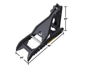 MT1440 Gentec Pulgares de excavadora mecánicos universales, excavadoras de 10000-22000 lbs