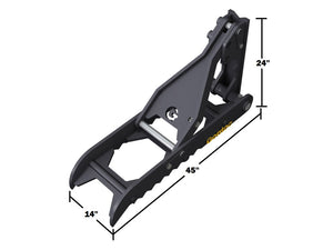 MT1445 Gentec Pulgares de excavadora mecánicos universales, excavadoras de 10000-22000 lbs