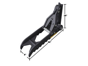 MT830 Gentec Universal mechanical excavator thumbs, 4000-9900 lbs excavators