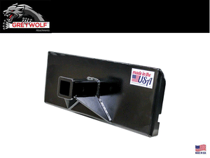 GREYWOLF mini skid steer 2" receiver hitch plate