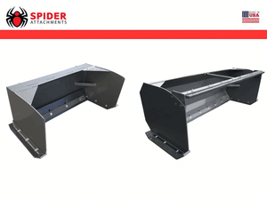 Spider Extreme duty snow Pusher for Skid Steer