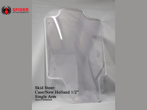 Spider Attachments NEW HOLLAND and CASE coated polycarbonate replacement windshields