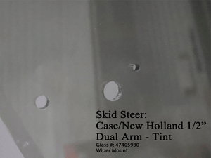 Spider Attachments NEW HOLLAND and CASE coated polycarbonate replacement windshields