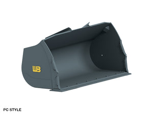 WERK-BRAU Two-Pass Bucket for Wheel loaders 43,000 - 51,000 lbs. (class 5)