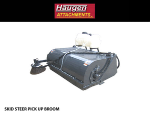 ESCOBOS RECOGEDORES HAUGEN PARA MINICARGADORES