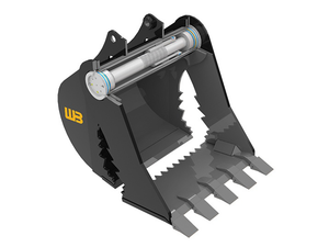 WERK BRAU Hydra-Clamp Cuchara y rastrillo para excavadoras 24,000 - 42,000 lbs (12 & 15MT)