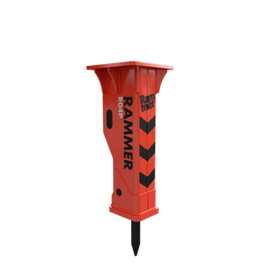 RAMMER Performance series hydraulic hammers for mini excavators 1800-26500 lbs.