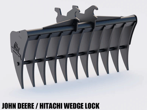 Rhinox Excavator Root Rake Attachments
