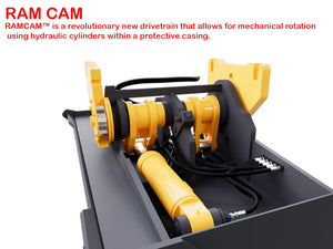 AMI RAMCAM Hydraulic tilt ditch cleaning bucket for excavators 24000 to 115000 lbs.
