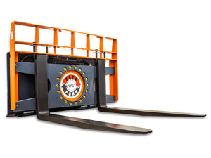 OMNI ATTACHMENTS RF-50 rotating skid steer pallet forks