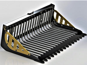 CL Fabrication EZ Rock bucket for skid steer