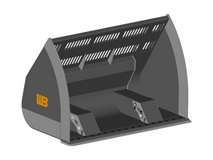 WERK-BRAU High Tip / Roll out Bucket for Wheel loaders 14,000 - 19,000 lbs. (class 1)