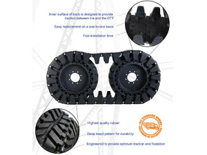 SUMMIT over the tire rubber tracks