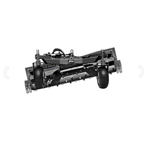 AMI hydraulic power rake for skid steer