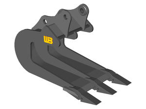 WERK-BRAU Pavement Removal Bucket for 7,500 - 14,000 lbs. Backhoes