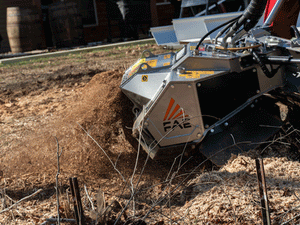 FAE Stump cutter for skid steer