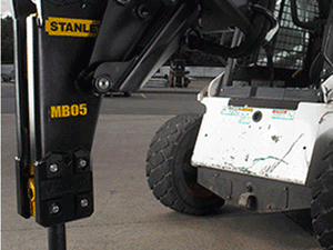 STANLEY hydraulic breakers for skid steer loaders