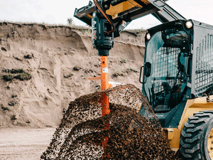 Paladin Pengo Auger Drives for skid steers